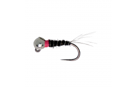 Tungstenov jig se stbrnou hlavikou a rovm zhlavm ern Tungstenov jig se stbrnou hlavikou a rovm zhlavm ern, vel. 14