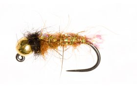 Tungstenov jig se zlatou hlavikou oranov Tungstenov jig se zlatou hlavikou oranov, vel. 10