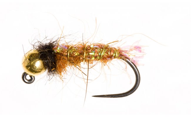 Tungstenov jig se zlatou hlavikou oranov Tungstenov jig se zlatou hlavikou oranov, vel. 10