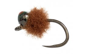 Uml jikra Egg Fly s ernou tungstenovou hlavikou hnd B/P Uml jikra Egg Fly s ernou tungstenovou hlavikou hnd B/P, vel. 14