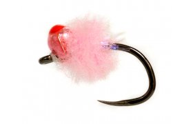 Uml jikra Egg Fly s rovou tungstenovou hlavikou svtle rov B/P Uml jikra Egg Fly s rovou tungstenovou hlavikou svtle rov B/P, vel. 14