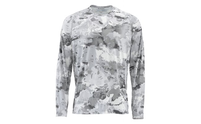 UV triko s dlouhm rukvem Simms SolarFlex Crewneck Prints Cloud Camo Grey UV triko s dlouhm rukvem Simms SolarFlex Crewneck Prints Cloud Camo Grey S