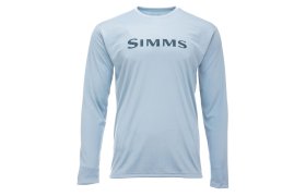 UV triko s dlouh�m ruk�vem Simms Tech Tee Steel Blue UV triko s dlouh�m ruk�vem Simms Tech Tee Steel Blue S