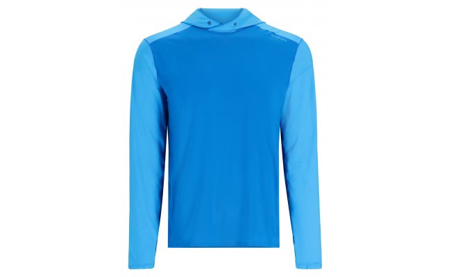 UV triko s kapuc� Simms SolarFlex Hoody Bright Blue & Seaport UV triko s kapuc� Simms SolarFlex Hoody Bright Blue & Seaport S