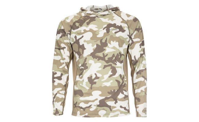 UV triko s kapuc� Simms SolarFlex Hoody Camo Sandbar UV triko s kapuc� Simms SolarFlex Hoody Camo Sandbar S