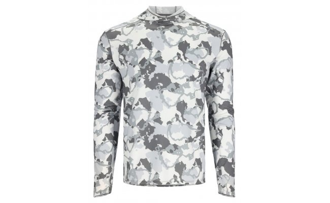UV triko s kapuc Simms SolarFlex Hoody Regiment Camo Cinder UV triko s kapuc Simms SolarFlex Hoody Regiment Camo Cinder S