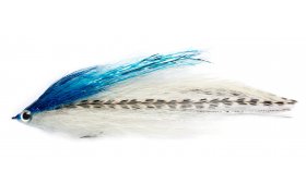 Velk rybikov streamer modro-bl grizzly Deciever  Velk rybikov streamer modro-bl grizzly Deciever , vel. 2/0