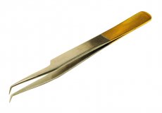 Vzac pinzeta Veniard Gold Loop 4.5" Mantis Point Tweezers