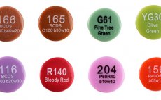 Vodost�l� dobarvovac� fixy Leichi Waterproof Double Head Pens - Barevn� �k�la