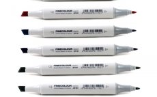 Vodost�l� dobarvovac� fixy Leichi Waterproof Double Head Pens