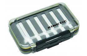 Vodotsn krabika na muky Kinetic Double Side Fly Box Clear Vodotsn krabika na muky Kinetic Double Side Fly Box Clear mal