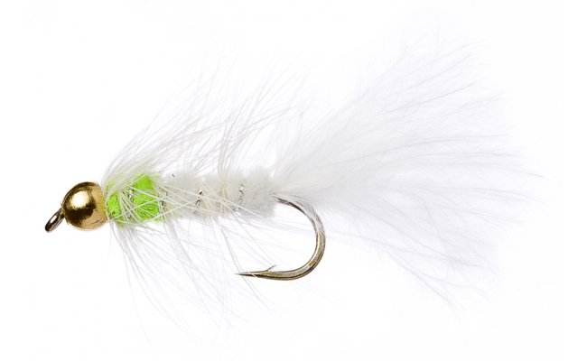White & Green Nugget Woolly Bugger White & Green Nugget Woolly Bugger, vel. 10