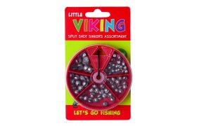 Zatenick sada olvek pro dti Little Viking Split Shot Sinkers Assortment Zatenick sada olvek pro dti Little Viking Split Shot Sinkers Assortment
