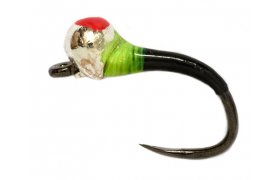 Zaten pakomr s erveno-stbrnou tungstenovou hlavikou erno-zelen B/P Zaten pakomr s erveno-stbrnou tungstenovou hlavikou erno-zelen B/P, vel. 14, 3,0 mm