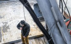 Bunda Simms Dockwear Hooded Jacket Carbon