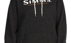 D�msk� ryb��sk� mikina Simms Logo Hoody Charcoal Heather