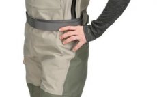 Dmsk brodc kalhoty Simms Freestone Z Stockingfoot Striker Grey