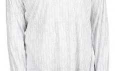 D�msk� triko Simms SolarFlex Crewneck Lily Pad White