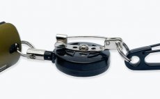 Drk prutu Smith Creek Rod Clip+ With Zinger Green