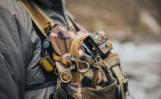 Drk prutu Smith Creek Rod Clip+ With Zinger Green