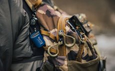 Drk prutu Smith Creek Rod Clip+ With Zinger Green