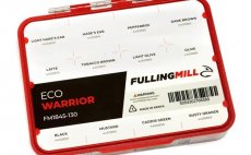 Dubbingov box Fulling Mill Eco Warrior Dubbing Selection - Mix 12 barev