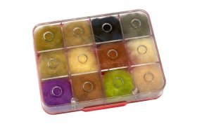 Dubbingov� box Fulling Mill Tactical ... Dubbingov� box Fulling Mill Tactical Dry Fly Dubbing Selection - Mix 12 barev
