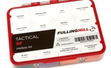 Dubbingov box Fulling Mill Tactical SF Dubbing Selection - Mix 12 barev