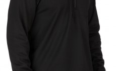 Funk�n� mikina Simms Thermal 1/4 Zip Top Black