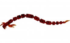 Gumov nstrahy Westin BloodTeez Worm 7,5 cm