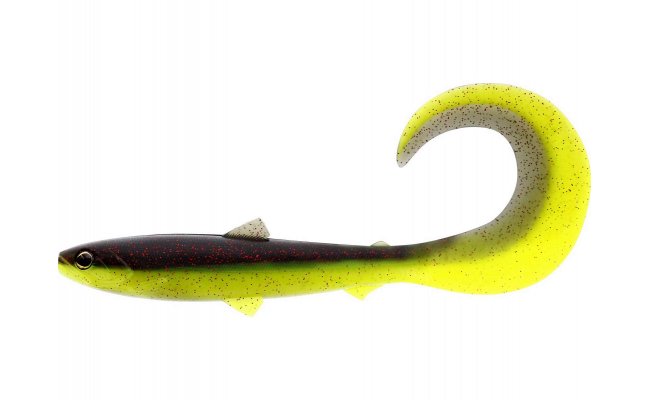 Gumov rybiky Westin BullTeez Curltail Black & Chartreuse Gumov rybiky Westin BullTeez Curltail Black & Chartreuse - 3 g; 8 cm