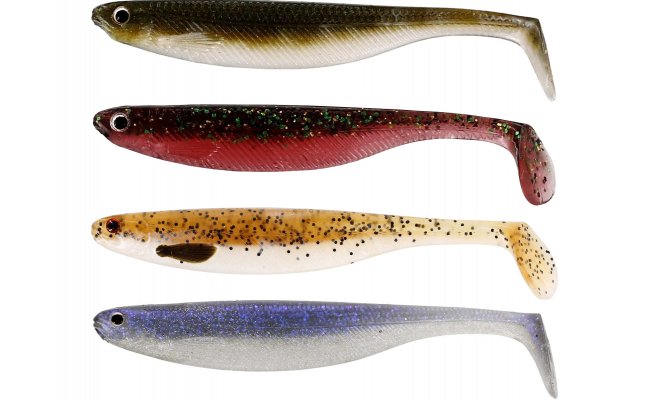 Gumov rybiky Westin ShadTeez Slim Shadtail Clear Water Mix 14 Gumov rybiky Westin ShadTeez Slim Shadtail Clear Water Mix - 1 g; 5 cm 14