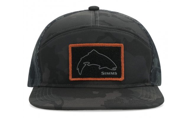 Kiltovka Simms 7-Panel Tech Trucker Regiment Camo Carbon Kiltovka Simms 7-Panel Tech Trucker Regiment Camo Carbon