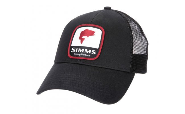 Kiltovka Simms Bass Patch Trucker Black Kiltovka Simms Bass Patch Trucker Black