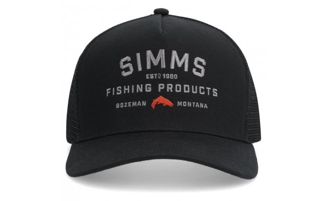 Kiltovka Simms Double Haul Trucker Cap Black Kiltovka Simms Double Haul Trucker Cap Black