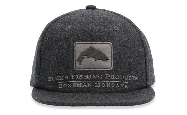 K�iltovka Simms Wool Trout Icon Cap Graphite K�iltovka Simms Wool Trout Icon Cap Graphite