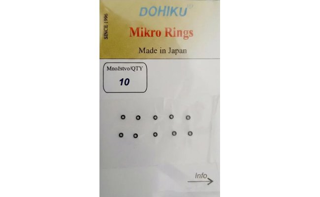 Mikrokroužky Dohiku MKR Mikrokroužky Dohiku MKR 1,30 mm; 10,20 kg