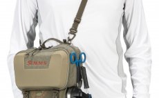Mukask ledvinka Simms Flyweight Large Pod Tan