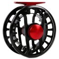 Muškařský naviják Leichi Saltwater FMD Black & Red