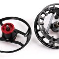 Muškařský naviják Leichi Saltwater FMD Black & Red