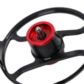 Muškařský naviják Leichi Saltwater FMD Black & Red