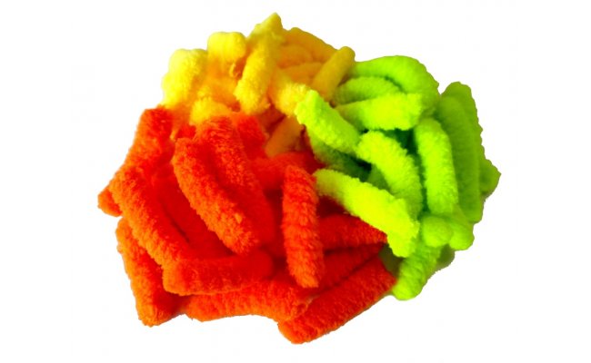 Nymfov tlka FlyBox Yarn Grubs Nymfov tlka FlyBox Yarn Grubs, chartreuse