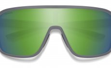 Polarizan brle Smith Optics Boomtown Matte Cement Polar Green Mirror