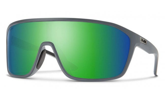 Polarizan brle Smith Optics Boomtown Matte Cement Polar Green Mirror Polarizan brle Smith Optics Boomtown Matte Cement Polar Green Mirror