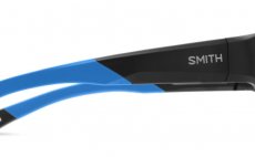 Polarizan brle Smith Optics Deckboss Matte Black/Blue Polar Blue Mirror