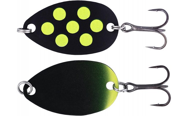 Pstruhov plandavka Westin Fidusen Black & Yellow Dots Pstruhov plandavka Westin Fidusen Black & Yellow Dots - 2,8 g; 3,2 cm
