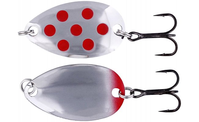 Pstruhov� plandavka Westin Fidusen Silver & Red Dots Metallic Pstruhov� plandavka Westin Fidusen Silver & Red Dots Metallic - 2,8 g; 3,2 cm