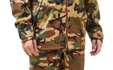 Ryb��sk� bunda Simms CX Jacket Woodland Camo