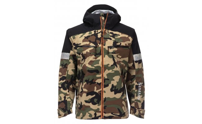 Ryb��sk� bunda Simms CX Jacket Woodland Camo Ryb��sk� bunda Simms CX Jacket Woodland Camo XXL