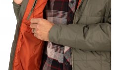 Ryb��sk� bunda Simms Fall Run Hoody Dark Stone